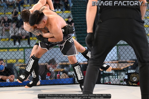 2022-05-07 Milano in the Cage 8 00858 Stefano Baumgaertner-Stefano Manna - MMA 72kg